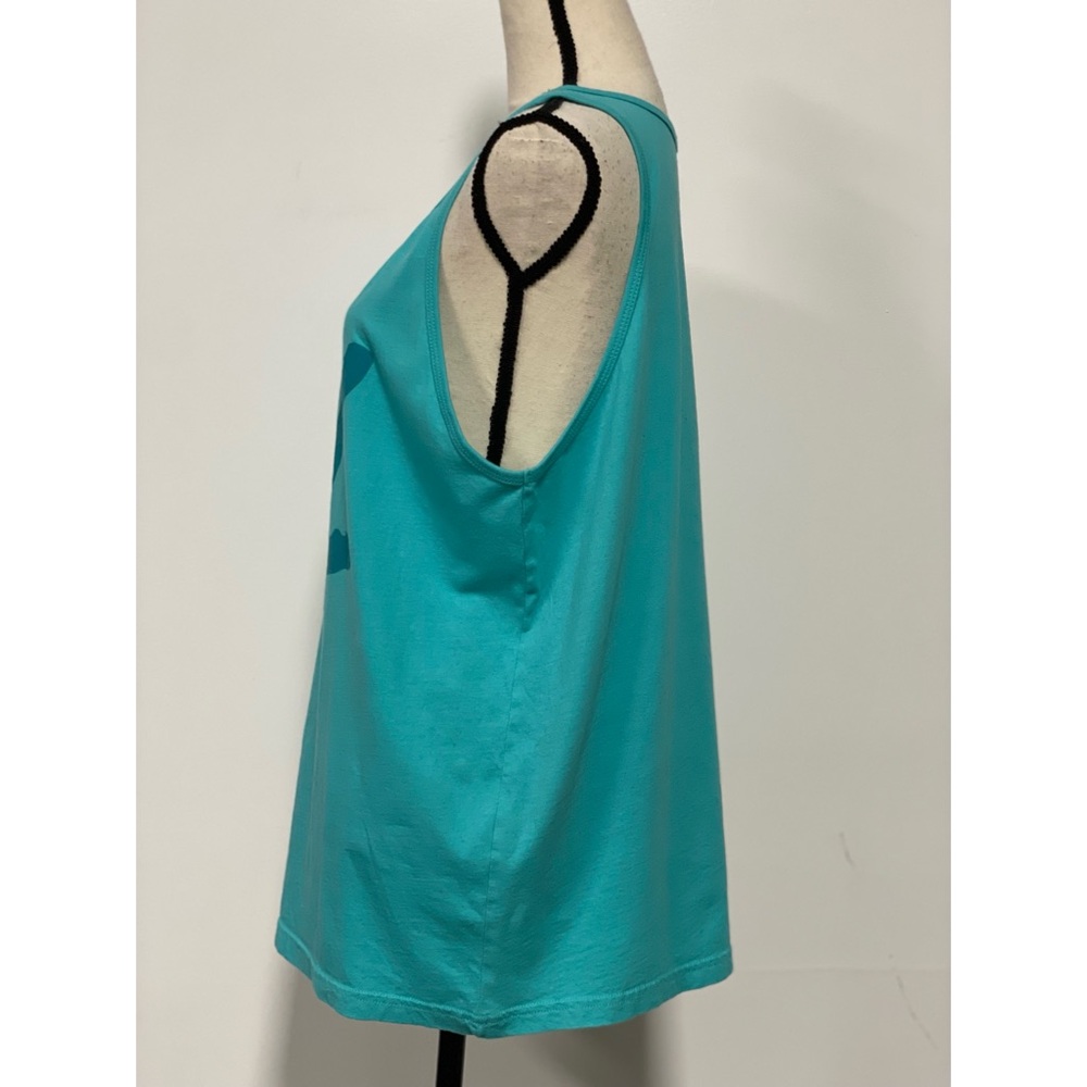 By Mara ILY Sign Tank Top Blue Size L - Picture 3 of 4